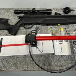 VEND CARABINE GAMO ARROW PCP 19.9JOULES+ LUNETTE 3-9X40+ POMPE PCP+ PLOMBS
