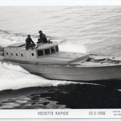 CPA - Marine de Guerre - VEDETTE RAPIDE 12-2-1935  N&deg;4119