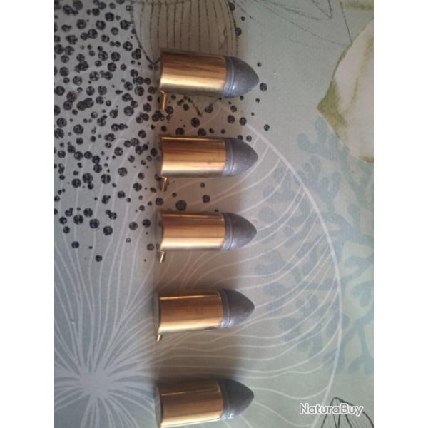 Munitions 12 mm a broche x5