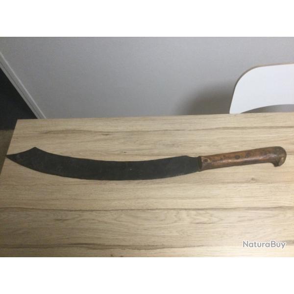 Beau et rare sabre asiatique d'excution artisanal