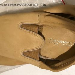 Chaussons de bottes PARABOOT cuir Marron Camel T 40