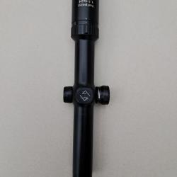 Lunette  battue et approche  ZEISS VARIPOINT 1,1X4 24 T avec montage EAW pivotant