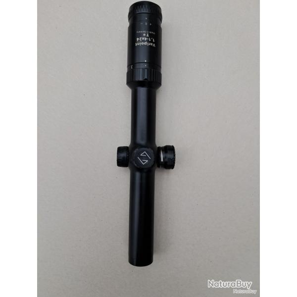 Lunette  battue et approche  ZEISS VARIPOINT 1,1X4 24 T avec montage EAW pivotant