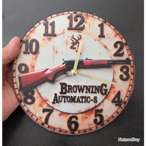 HORLOGE CHASSEUR BROWNING AUTOMATIC-S C'EST L'HEURE DE LA CHASSE !