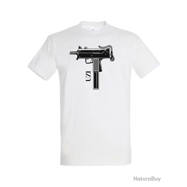 UZI T-SHIRT Imprimé Blanc