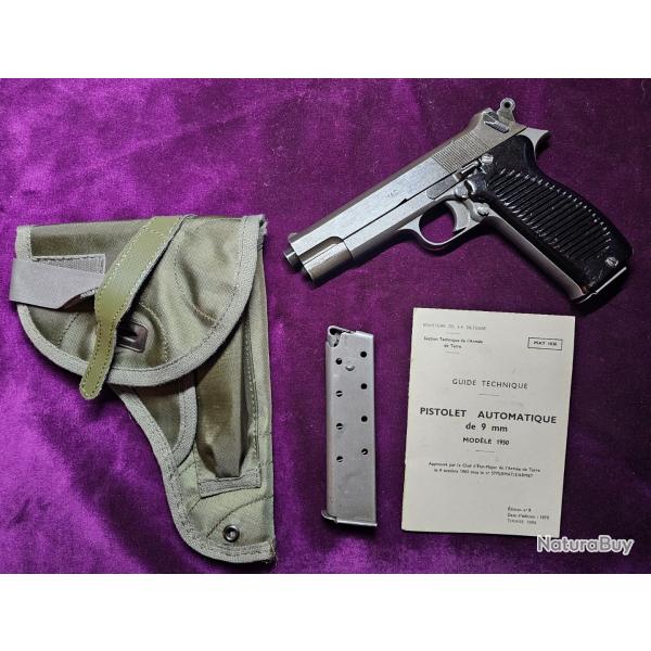 Pistolet MAC 1950 - 9x19 - FRANCE, Catgorie B