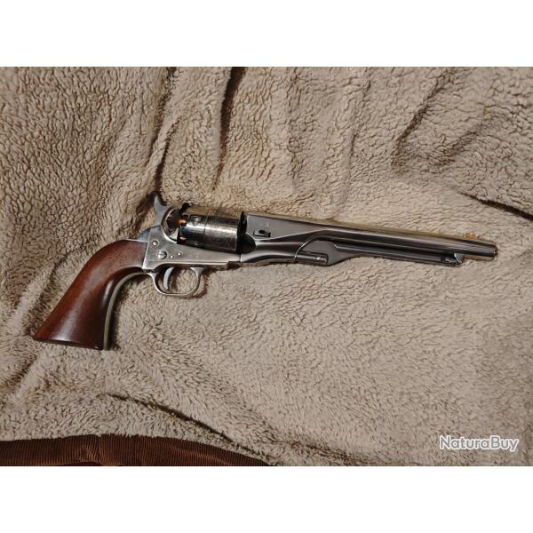 Revolver  Poudre Noire Pietta Army old Silver 1860