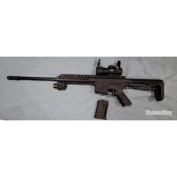 1 x Carabine  rptition Pallas Deep Ba-15 - Cal. 22LR - Noir - 22 LR / Pack Low / 47 cm