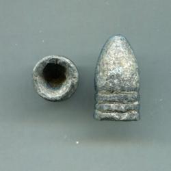 Balle Minié US pour fusil .58 Springfield Mle 1861 - Guerre de Sécession US et Guerre 1870 France