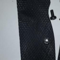 plaquette GAUCHE d'origine caoutchouc rigide CZ75, 85, Shadow SP01