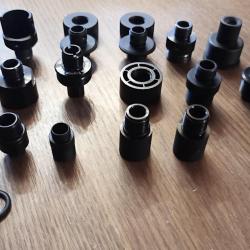 Lot adaptateurs pour silencieux airsoft