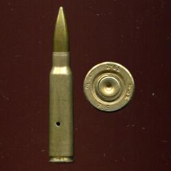 7.5 x 54 MAS FRANCE - cartouche inerte lestée réglementaire - pièce métallique bruyante dans l'étui