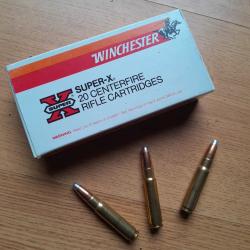 20  BALLES  358 Winchester.