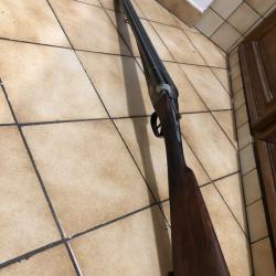 Fusil artisan st Étienne cal 16/70 juxtaposé crosse anglaise