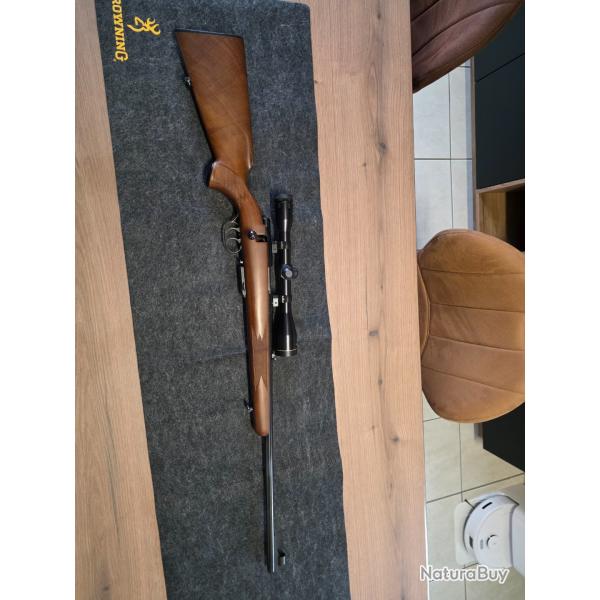 Carabine anschutz cal 222 rem modèle 1532, stetcher