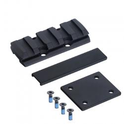 Rail Picatinny 5,6 cm pour bande ventilée de fusil de 6 à 10 mm de large