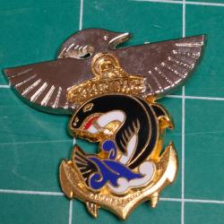 INSIGNE  21 EME RIMA, NOUVELLE CALEDONIE, 21 EME REGIMENT D'INFANTERIE DE MARINE