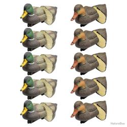 Pack 5 colverts mâles et 5 femelles moussés