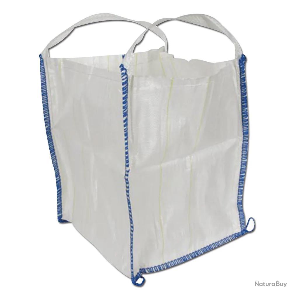 Lot De 30 Sacs à Gravats WOPPLXY 60x40 Cm - En Polypropylène Résistant, Avec Cordon, Pour Chantier, Sable, Terre - 12