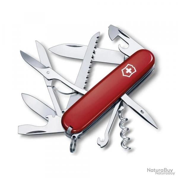 Couteau suisse huntsman rouge 16 fonctions manche 91mm