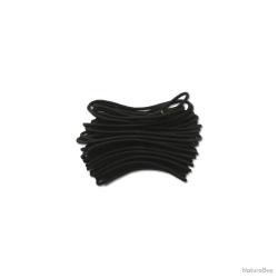 Corde élastique noire Diam. 2.5mm bobine de 10 m