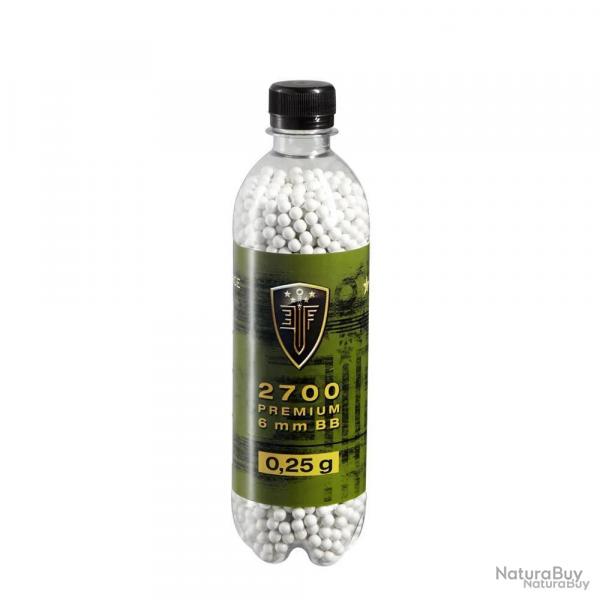 2700 billes BBS 6mm Elite Force blanc 0.25g