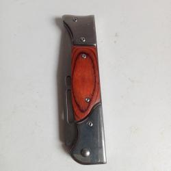 Couteau de poche couteau d'extérieur pliant, couteau à viande, lame de 10 cm