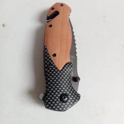 Couteau de poche couteau d'extérieur pliant, couteau à viande, lame de 8,5 cm, Browing