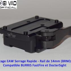 Montage EAW Serrage Rapide pour rail de 14,5mm (BRNO/CZ)