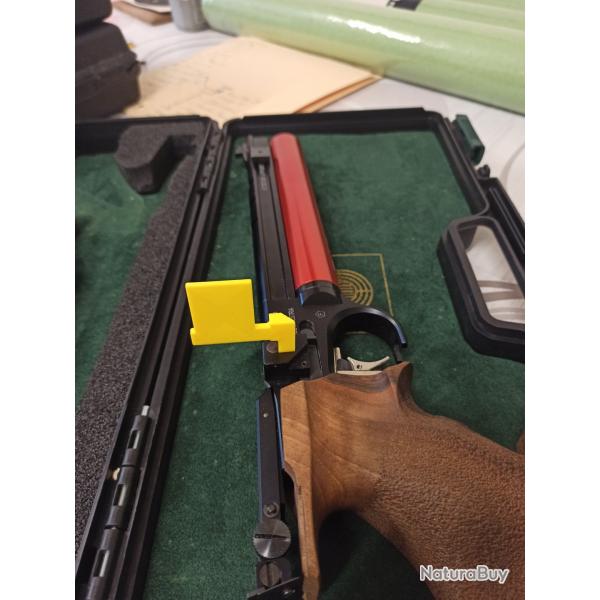 Drapeau de scurit pour pistolet Steyr LP50 droitier et gaucher JAUNE