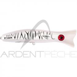 Poisson nageur HALCO Roosta popper 160 H77 White tiger