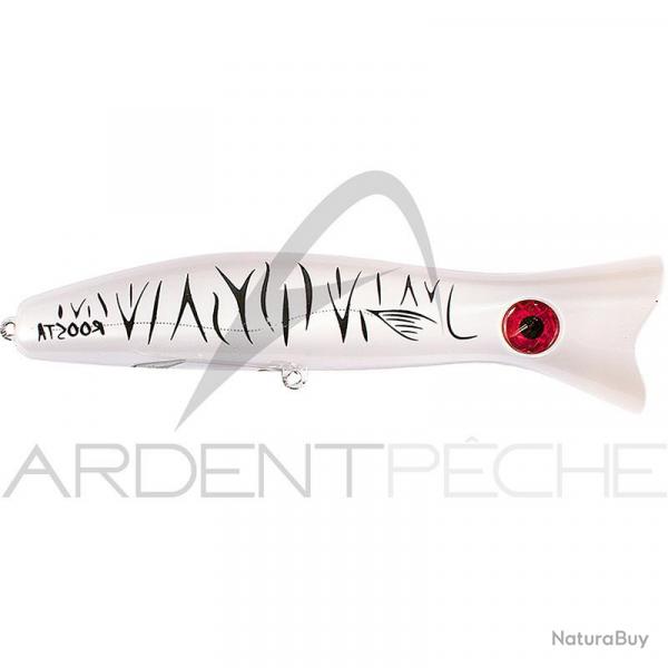 Poisson nageur HALCO Roosta popper 160 H77 White tiger