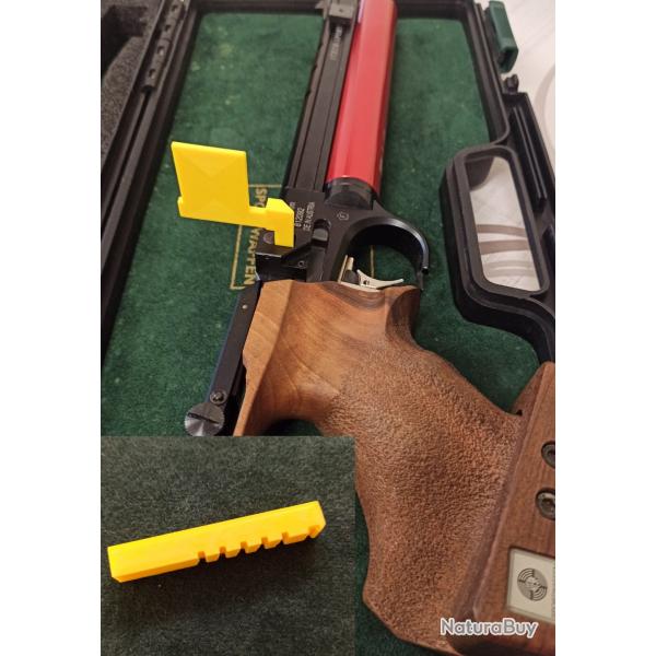 Barrette de Tir  sec + Drapeau de scurit Steyr LP50 JAUNE
