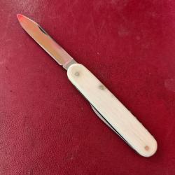 Ancien couteau canif NOXI Thiers 3 pièces ivoire état neuf