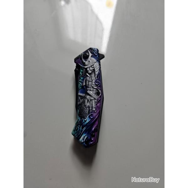 Couteau pliant samourai