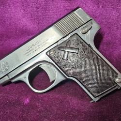 Pistolet Pretoria Arms Factory "JUNIOR", calibre 6.35br (25acp), 1956, Afrique du Sud! Catégorie B