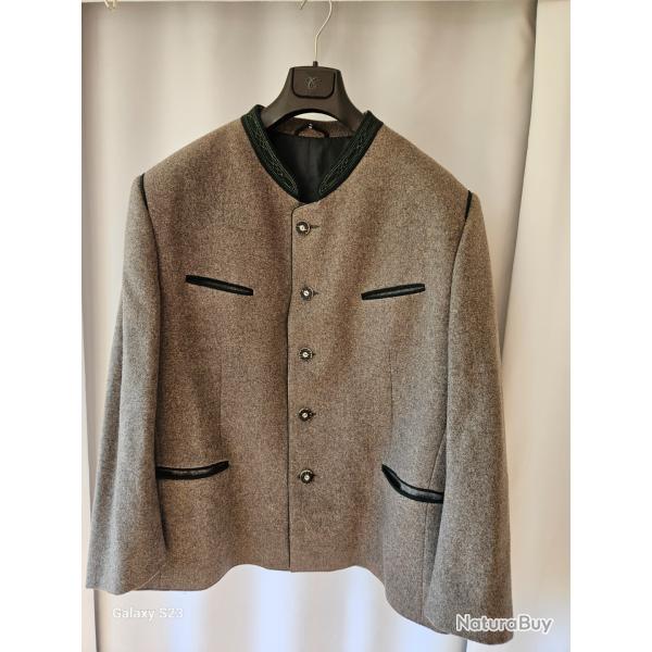 Veste autrichienne traditionnelle homme en Loden