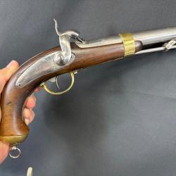 SUPERBE PISTOLET DE MARINE MODÈLE 1837
