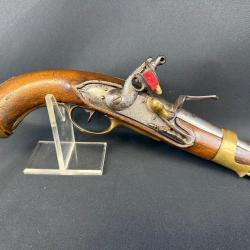 PISTOLET A SILEX DE CAVALERIE TYPE AN IX
