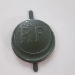 COCARDE MÉTALLIQUE POUR CASQUE ADRIAN,MODELE COLONIALE