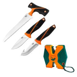 Pack kit de dépeçage du gibier + Affûteur Accusharp SharpN'Easy FRANKONIA Edition