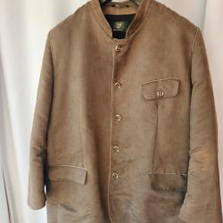 Veste autrichienne en suédine, martingale dans le dos OS TRACHTEN