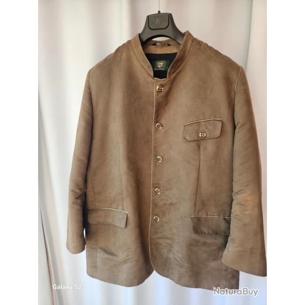 Veste autrichienne en sudine, martingale dans le dos OS TRACHTEN