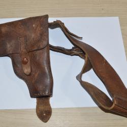 Holster pour Revolver 6.35 / 7.65 France Allemand Aviation épaule  Holster Cuir (18)