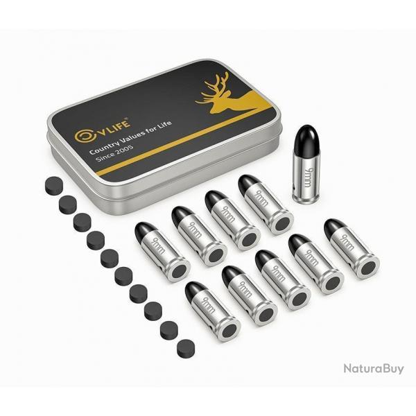 1€ sans prix de réserve - Cartouches d'entraînement CVLife 9mm