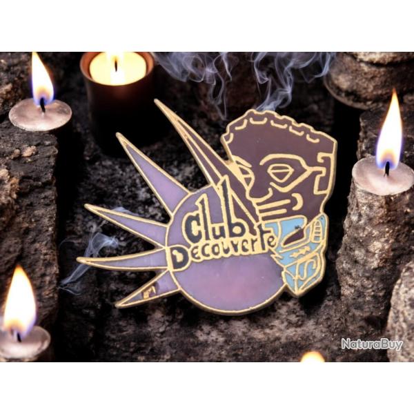 Pins emaille : Club Decouverte de la Base militaire Mururoa -Essais nucleaires Polynesie annee 80/90