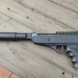 SOLDE - BO Manufacture Langley Silencer Pistolet à plomb 4.5mm 6 joules ne tient plus l'armement