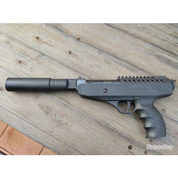 SOLDE - BO Manufacture Langley Silencer Pistolet à plomb 4.5mm 6 joules ne tient plus l'armement