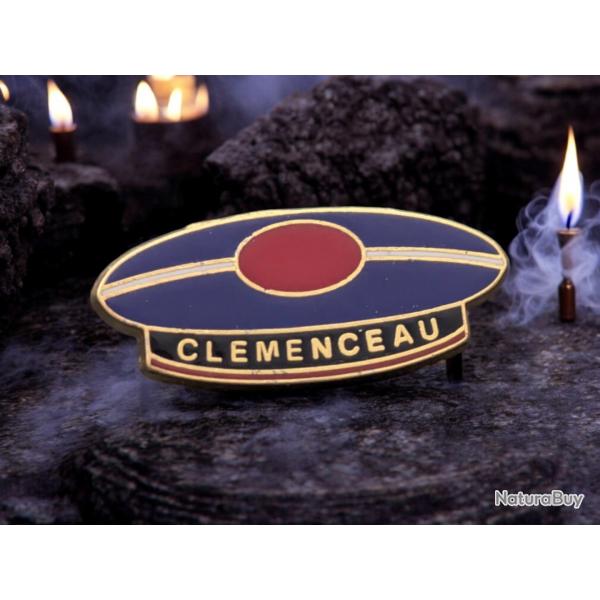 Pins emaille : Porte avions Clemenceau - Marine Nationale annees 80 90 authentique vintage