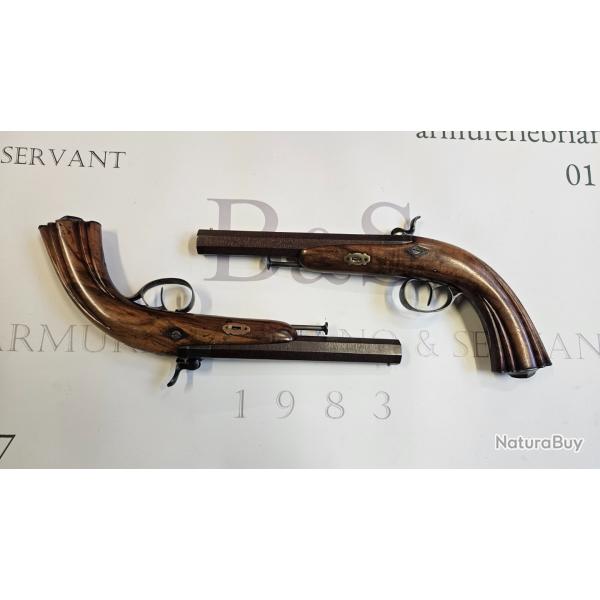 paire de pistolets à percussion